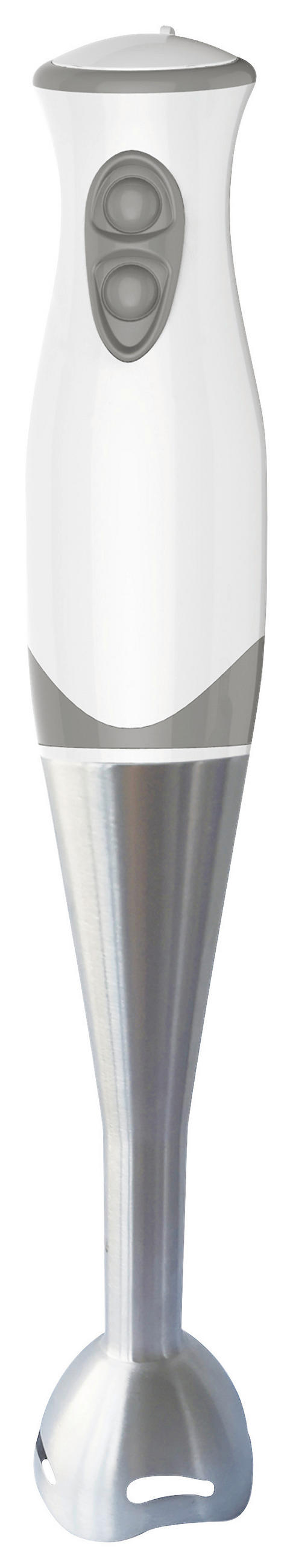 Topmatic Stabmixer ESTM-250.1 weiß grau Edelstahloptik Kunststoff Edelstahl