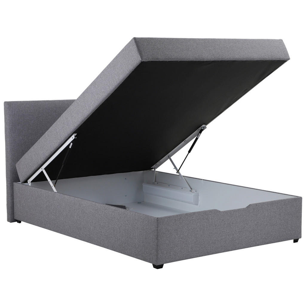 Thumbnail - Boxbett Deriana grau Liegefläche B/L: ca. 200x140 cm