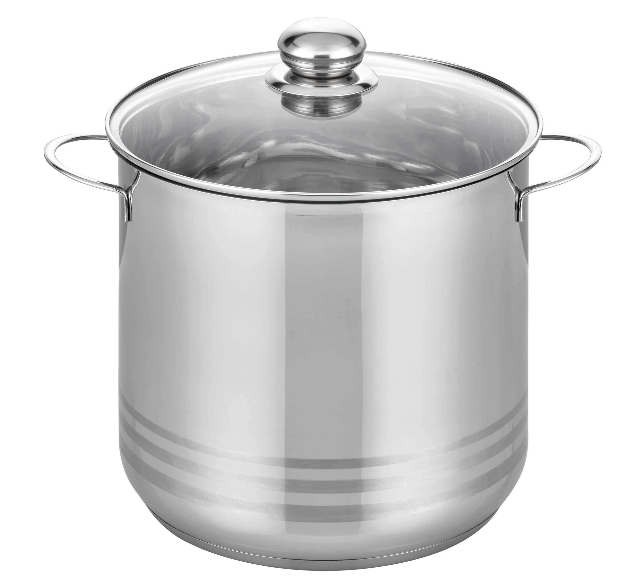 ELO Großraumtopf Basic silber Edelstahl B/H/L: ca. 0,255x0,24x0,325 cm