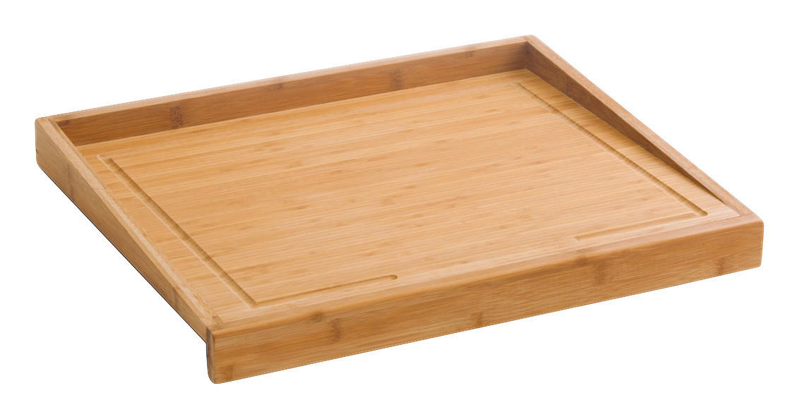Zeller Back- und Tranchierbrett natur Bambus B/H/L: ca. 50x5x40 cm