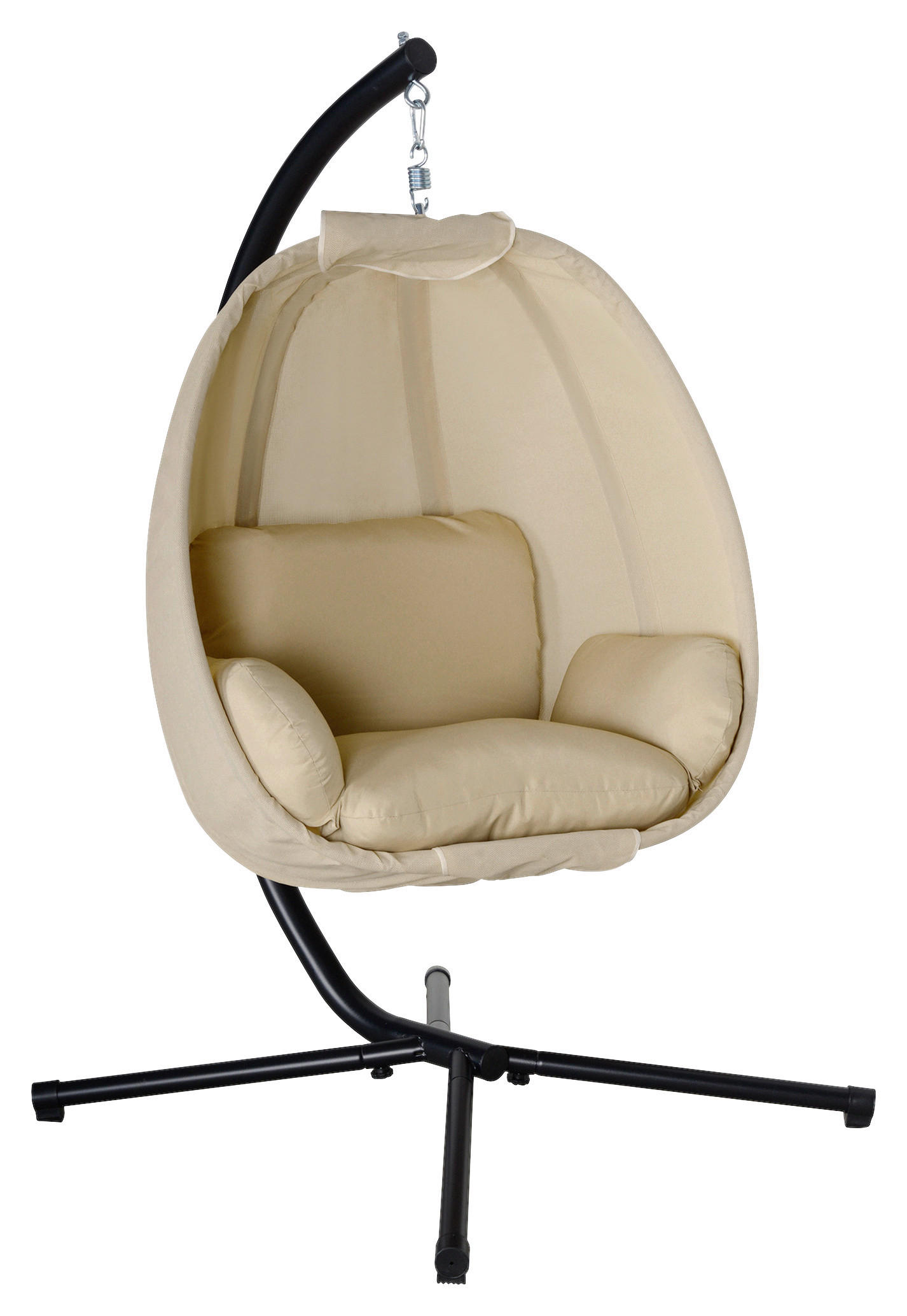 Outsunny Hängesessel khaki Polyester B/H/L: ca. 95x170x125 cm