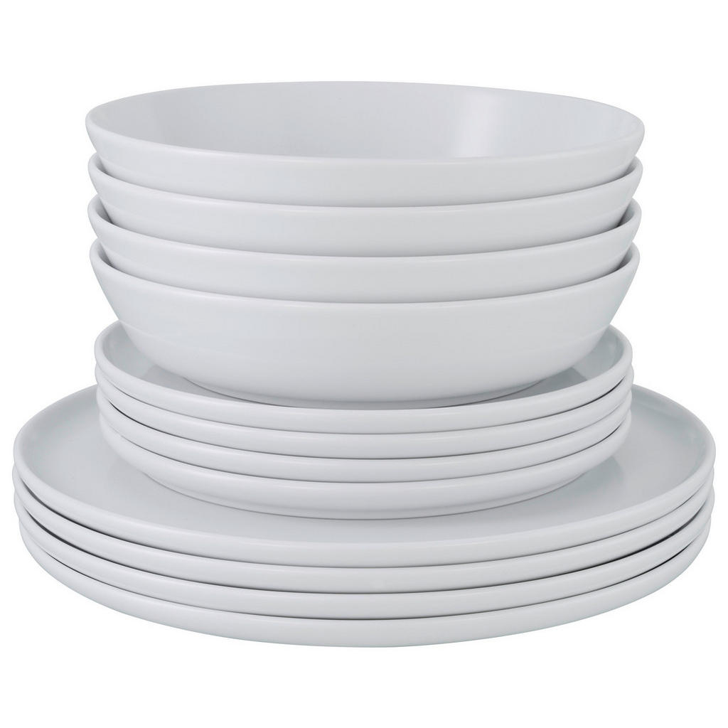 Thumbnail - CreaTable Tafelservice Chef Collection weiß Porzellan 12 tlg.