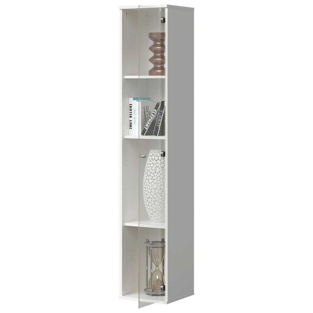 Thumbnail - Vitrine weiß B/H/T: ca. 32x171x33 cm