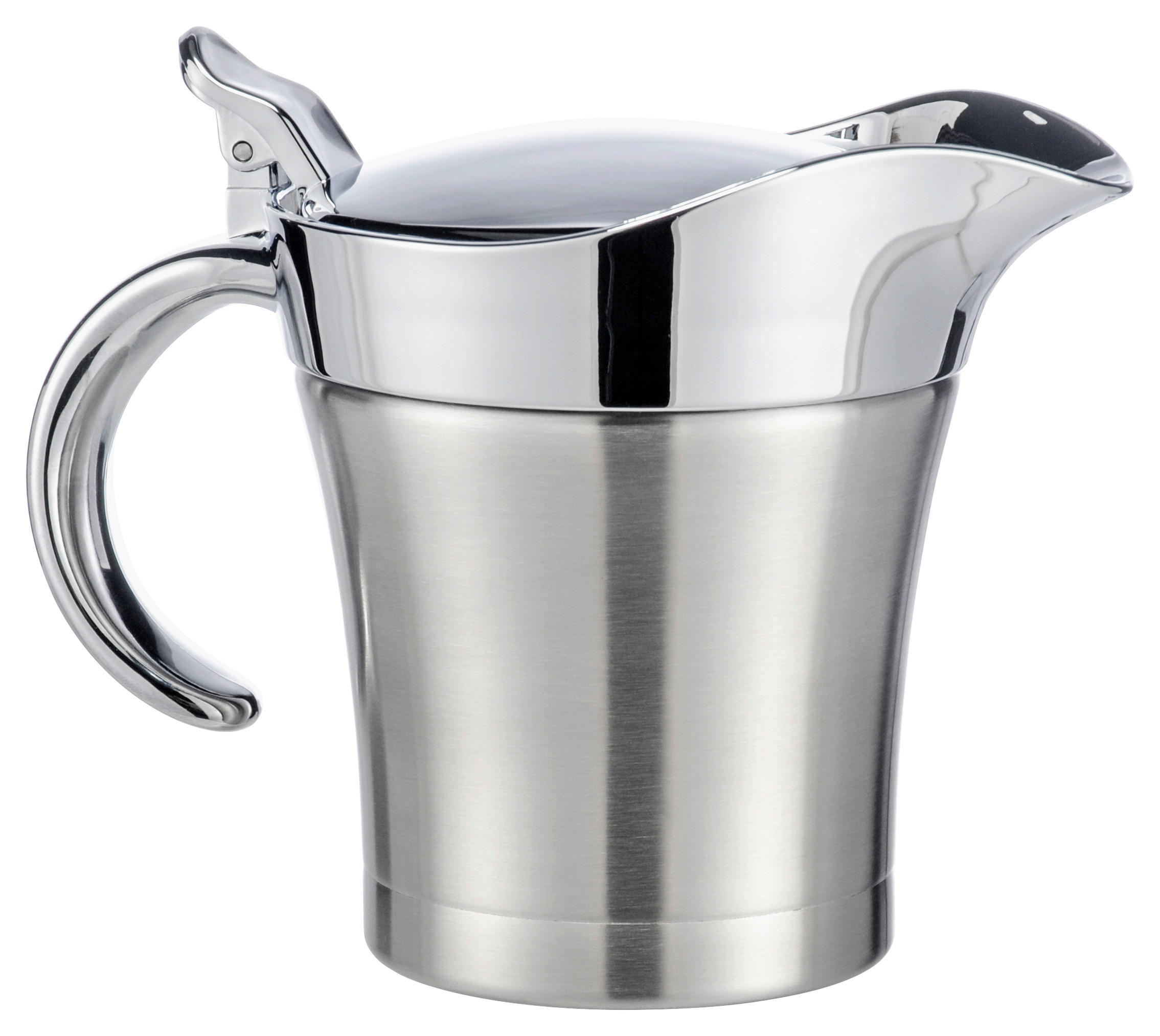 HI Thermo-Sauciere silber Edelstahl B/H/L: ca. 11,5x14,5x17,5 cm