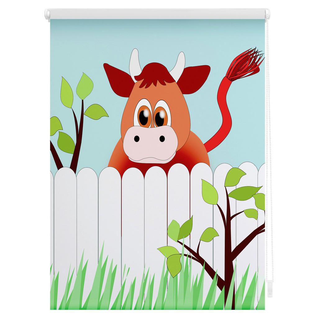 Thumbnail - LICHTBLICK Rollo Ochse Otto bunt B/L: ca. 60x150 cm