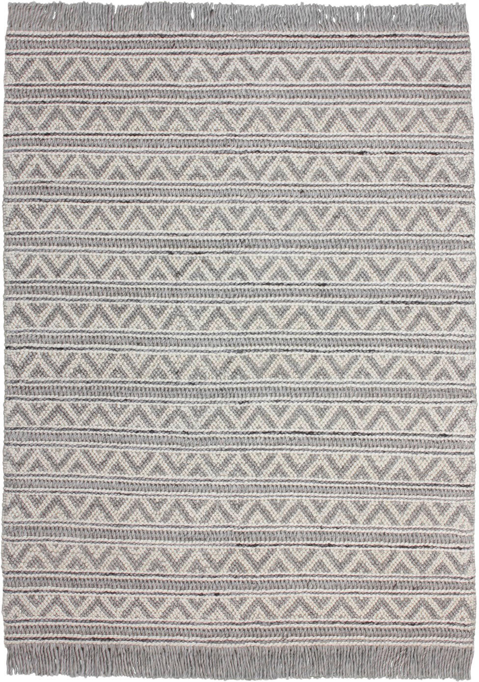 Kayoom Kurzflorteppich Natura 410 silber B/L: ca. 80x150 cm