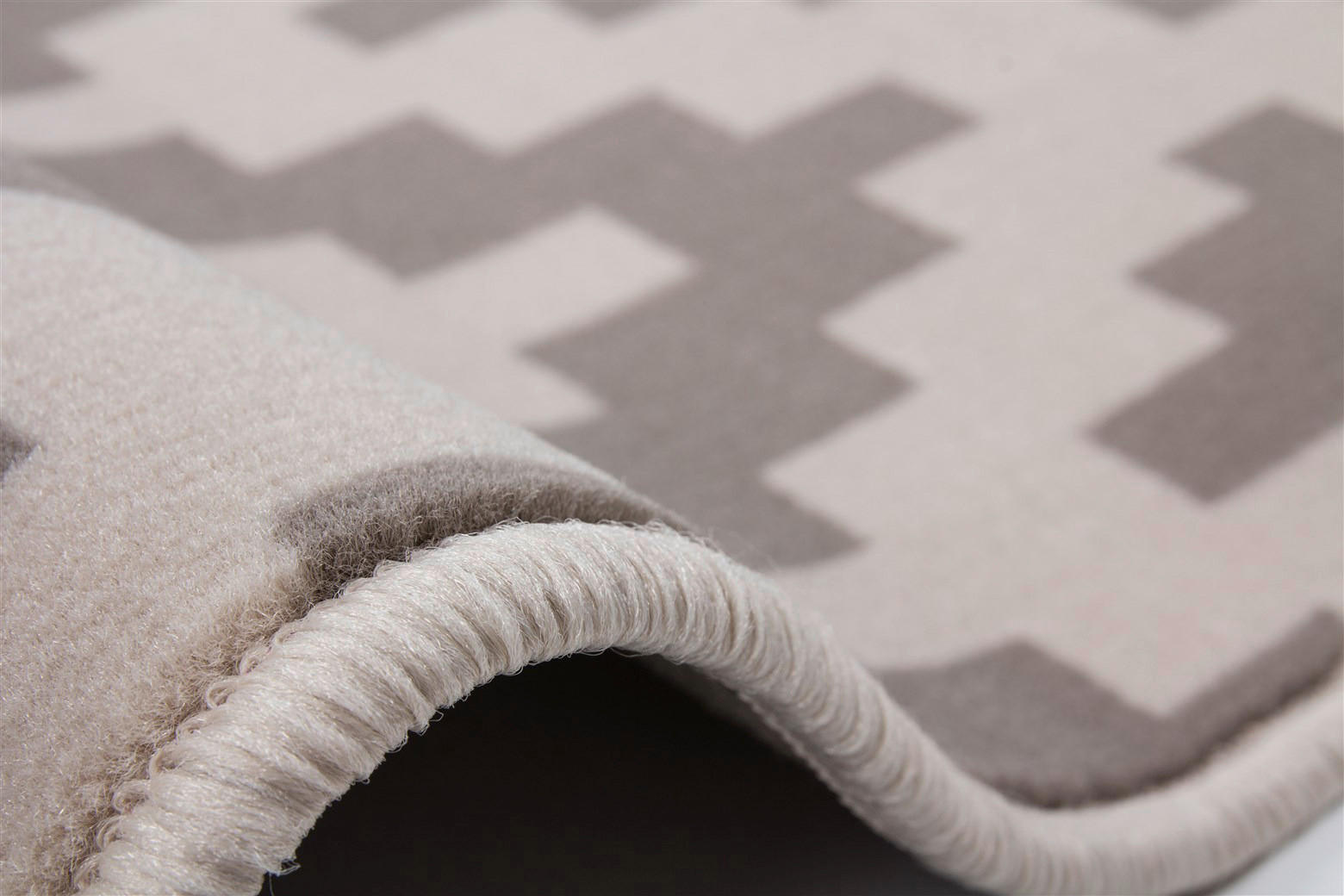 Thumbnail - Kayoom Kurzflorteppich Now! 325 taupe B/L: ca. 80x150 cm