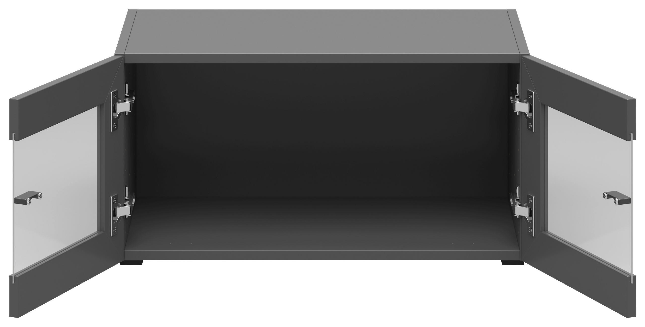 Thumbnail - Vitrine System 64 anthrazit matt B/H/T: ca. 64x32x35 cm