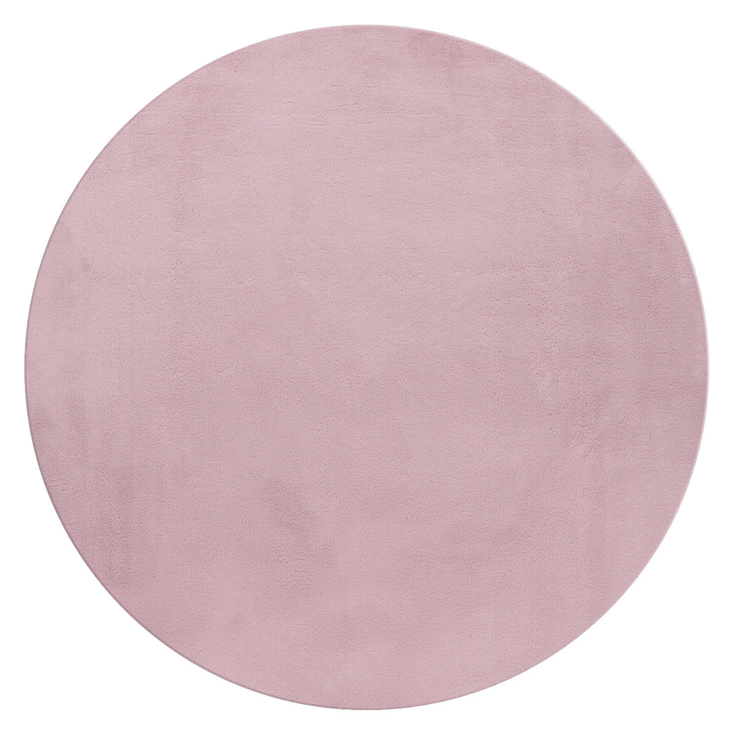 Ayyildiz Teppich POUFFY rosa B/L: ca. 120x120 cm