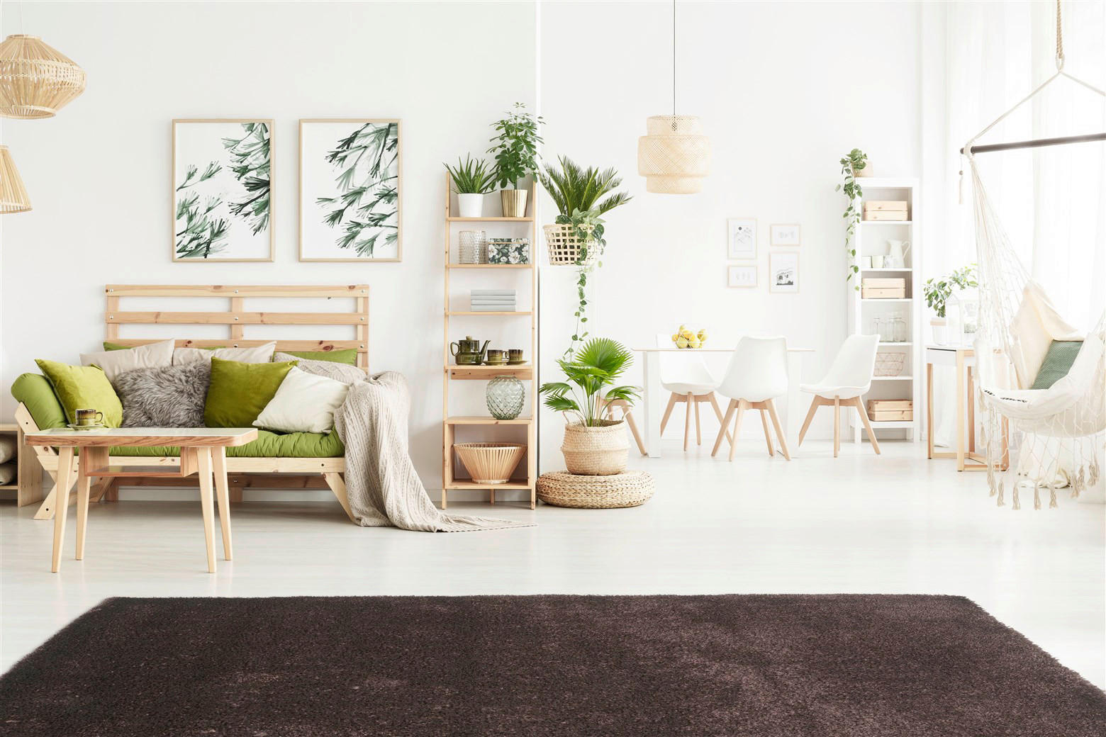 Thumbnail - Arte Espina Hochflorteppich Soul 8120 Braun braun B/L: ca. 120x180 cm