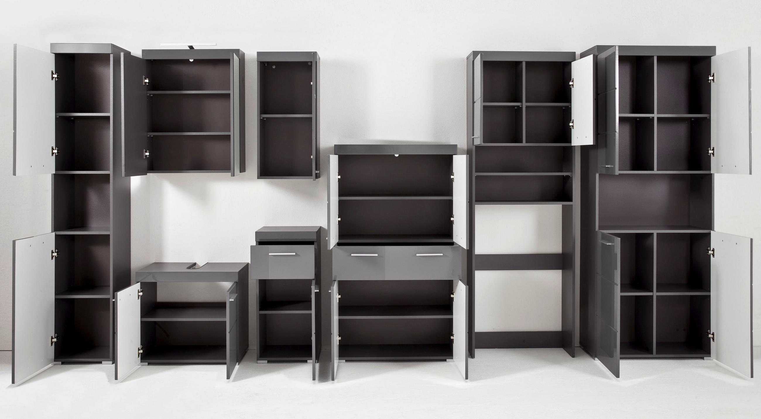 Thumbnail - Midischrank Amanda B/H/T: ca. 73x132x31 cm