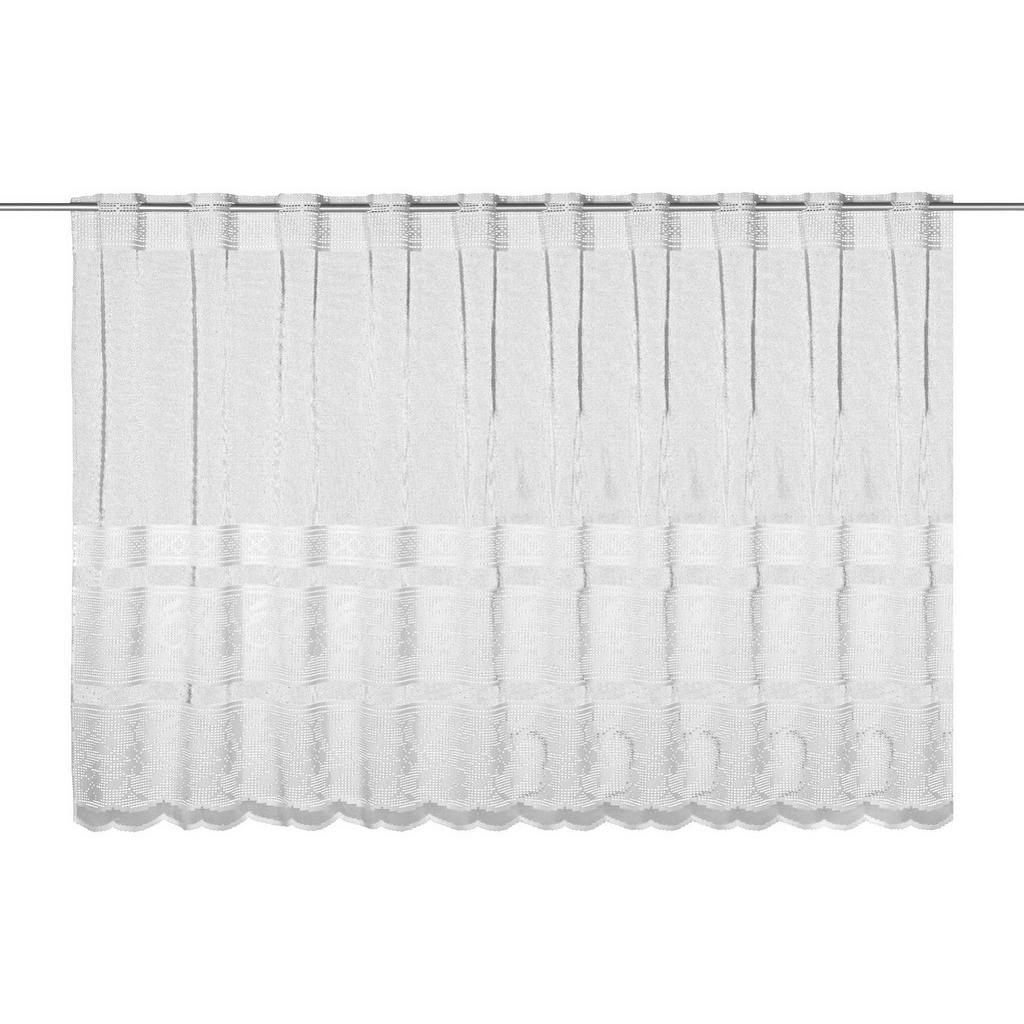 Thumbnail - creative lifestyle Scheibengardine Elsa weiß B/L: ca. 150x90 cm