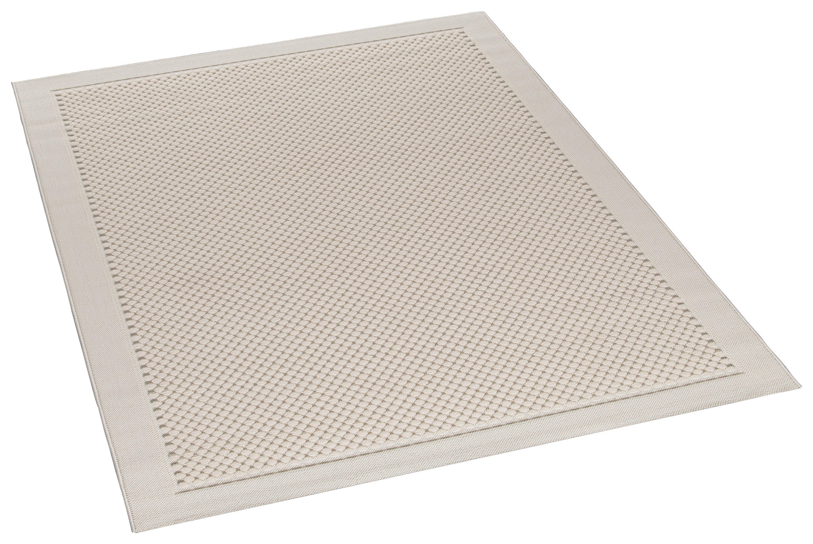 Webteppich Relax creme B/L: ca. 120x170 cm
