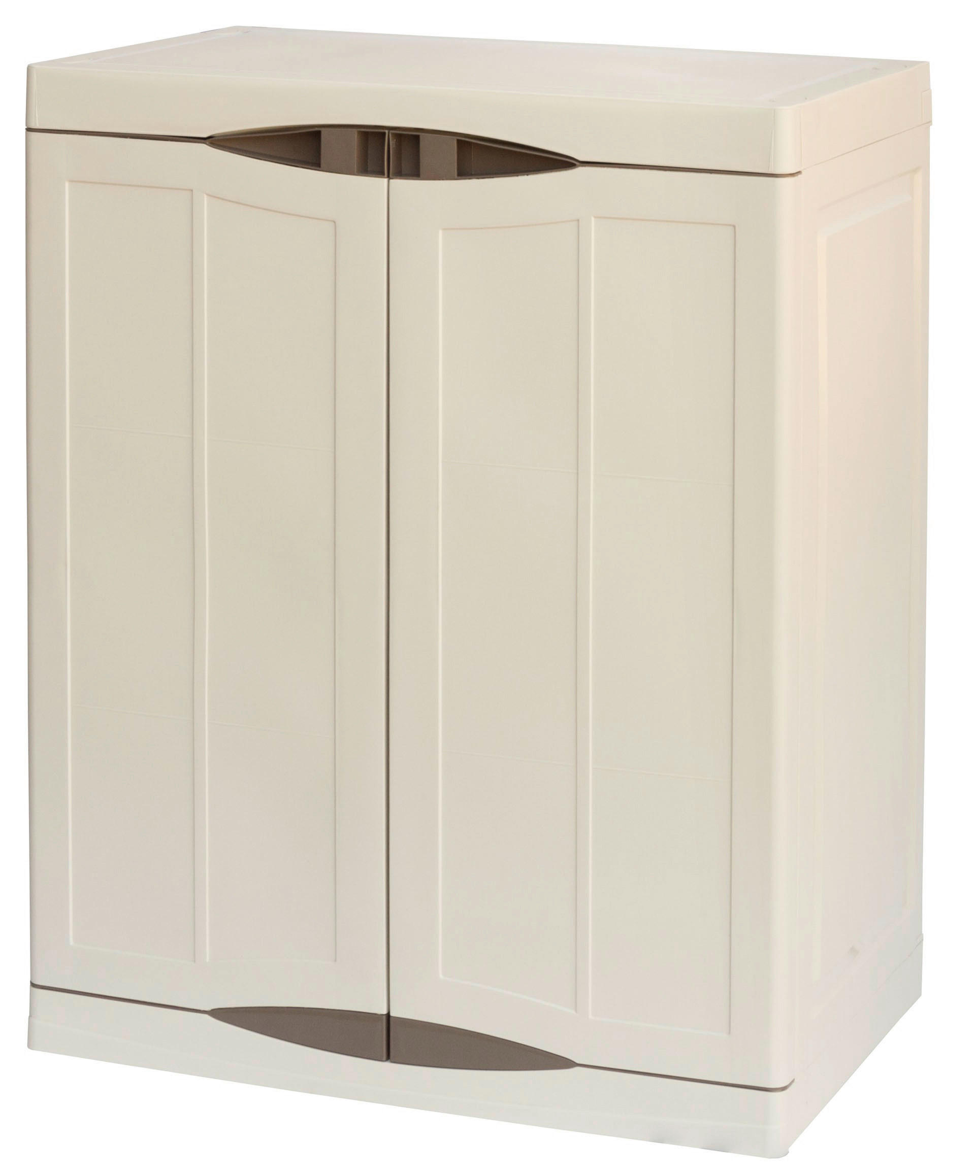 Artplast Kunststoffschrank Evolution beige Polyrattan B/H/L: ca. 47x97x70 cm