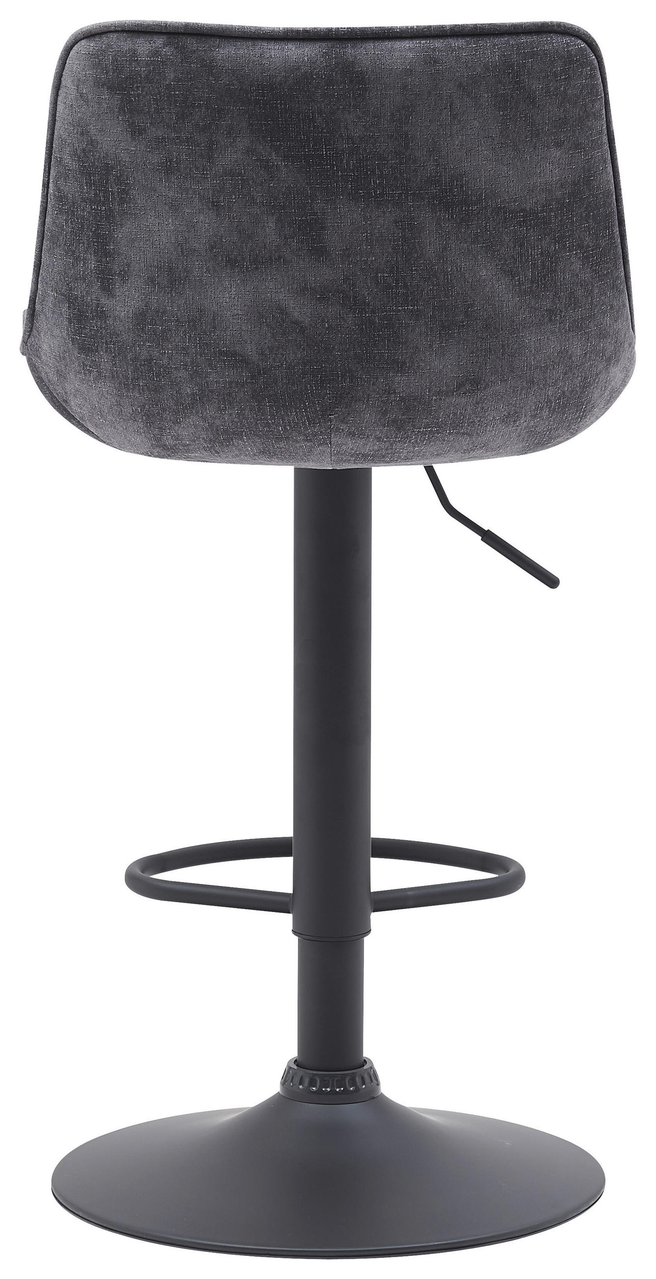 Thumbnail - Barhocker Sabine anthrazit Microfaser B/H/T: ca. 44x88x54 cm