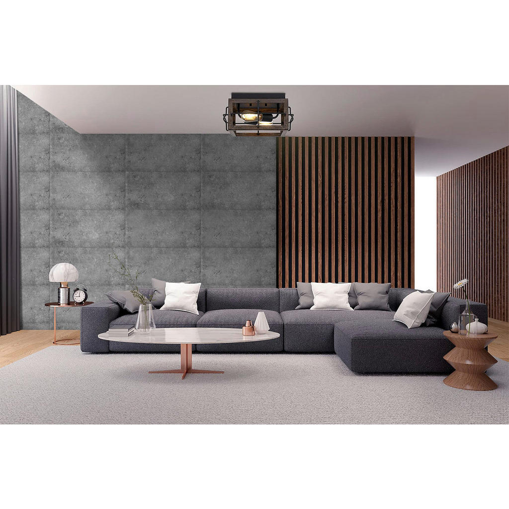 Thumbnail - Wandpaneel grau Styropor B/L/S: ca. 50x50x0,3 cm