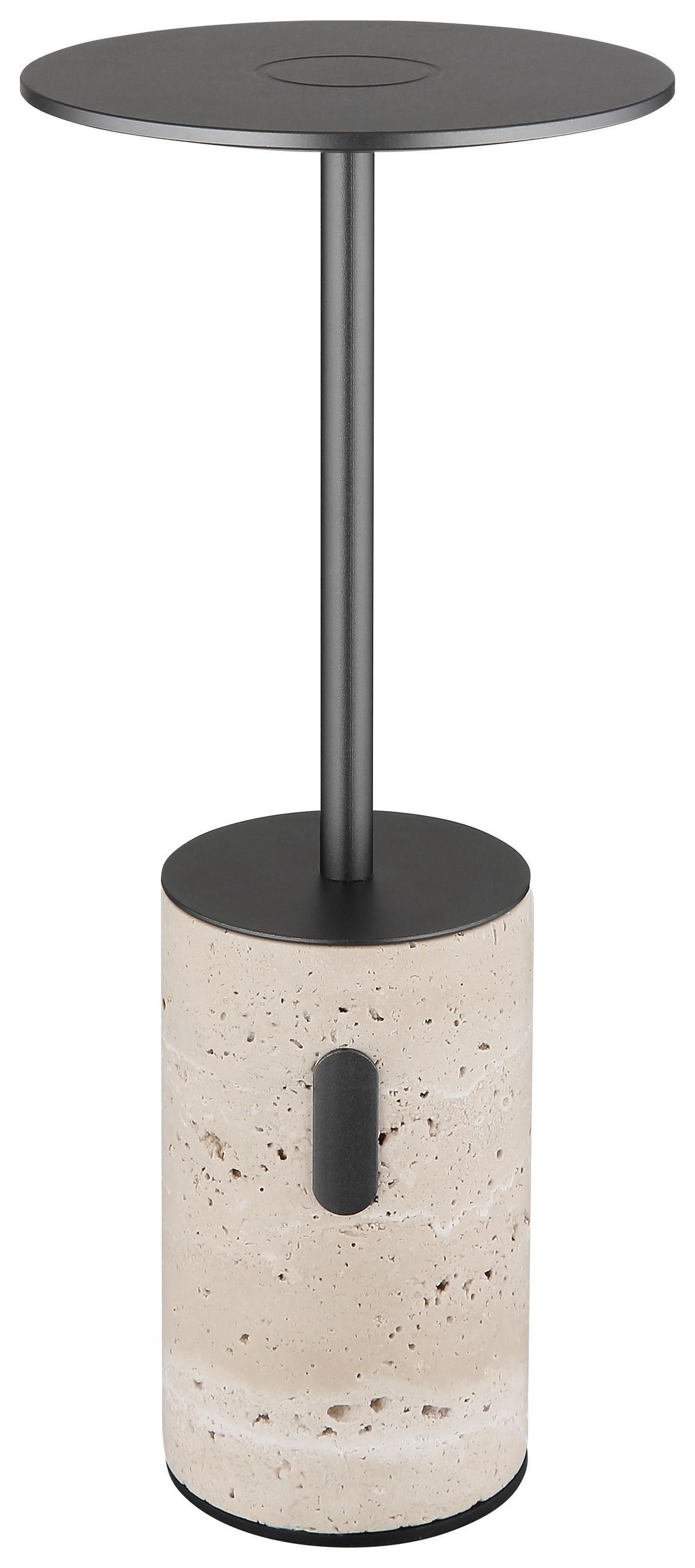 GLOBO Tischleuchte Opal Graphit grau Aluminium Stein H/D: ca. 27,6x12 cm 1 Brennstellen