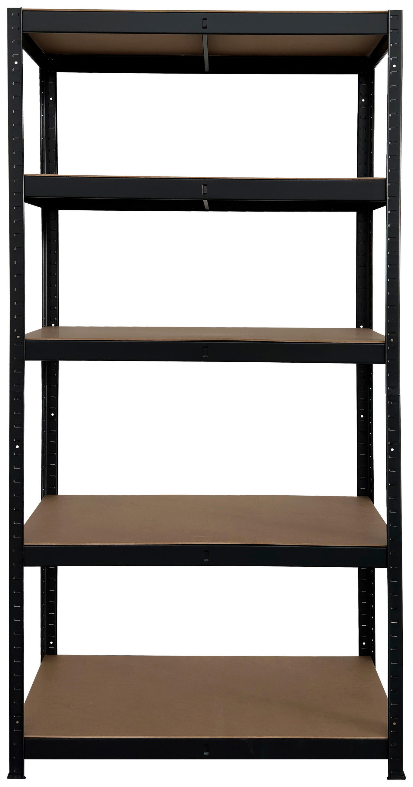 Schwerlaststeckregal schwarz B/H/T: ca. 90x180x40 cm