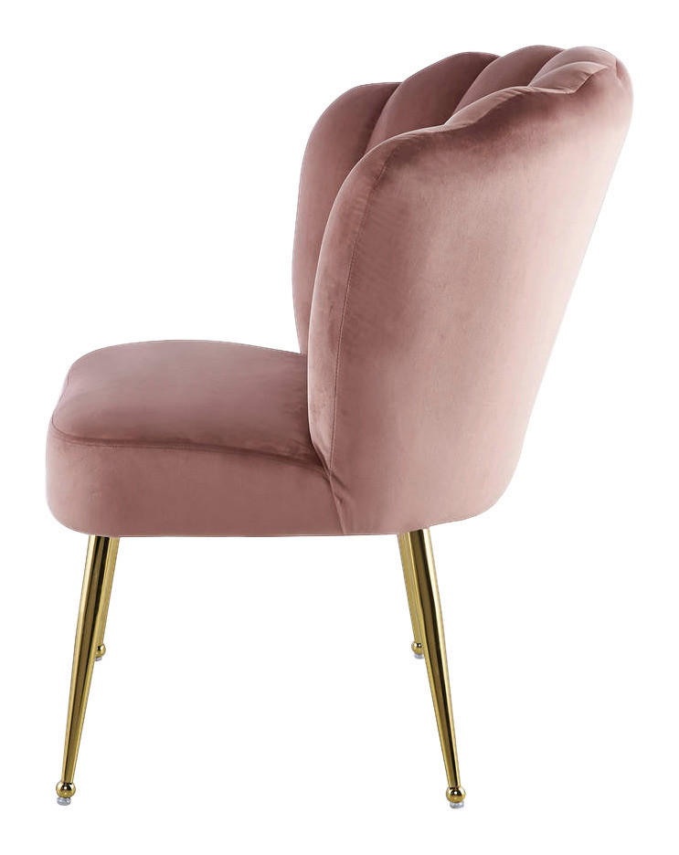 Thumbnail - Stuhl Pippa 101 altrosa Microfaser B/H/T: ca. 67x87x70 cm