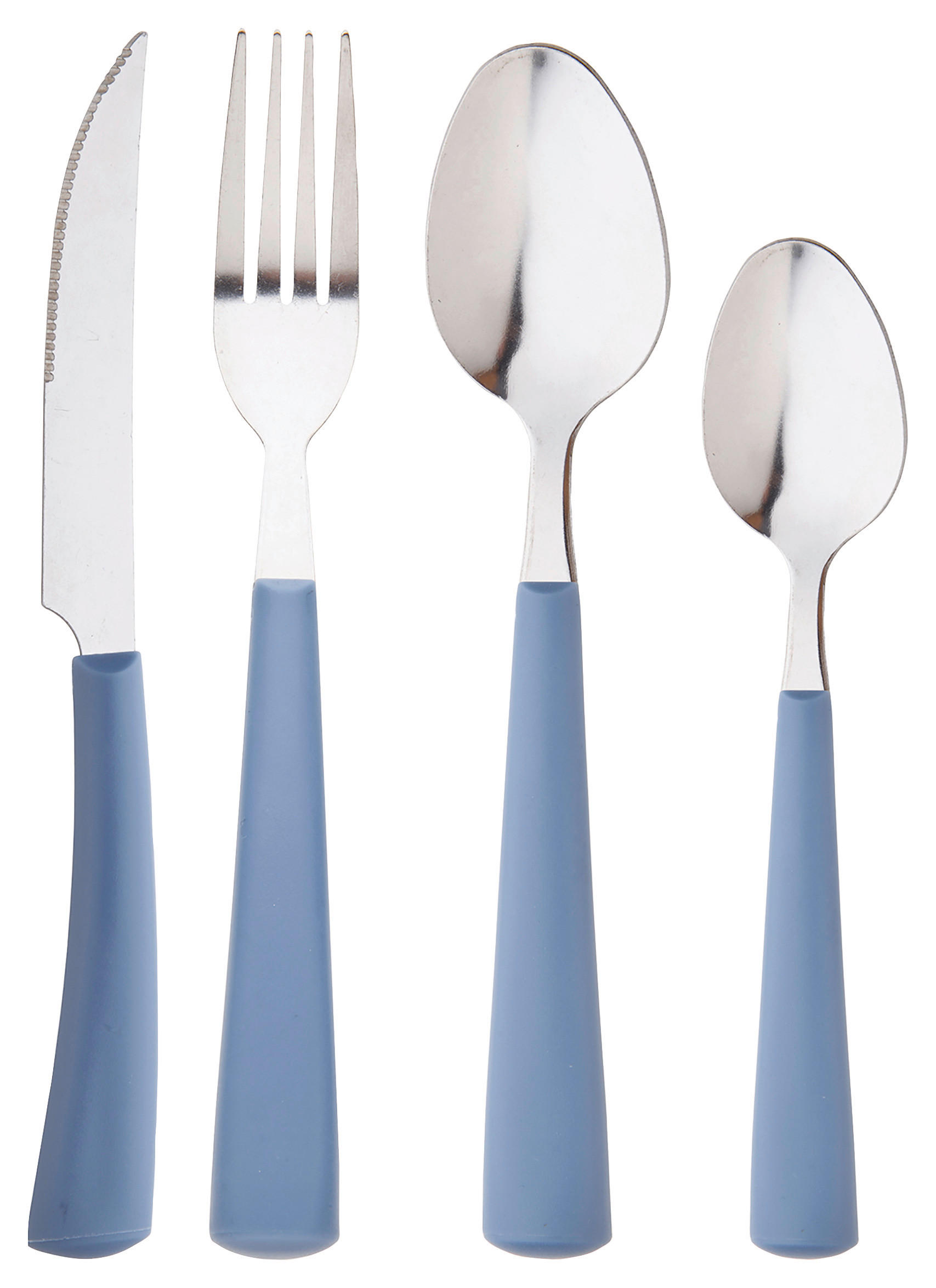 RENBERG Besteckset Lucky grau Edelstahl 24 tlg.