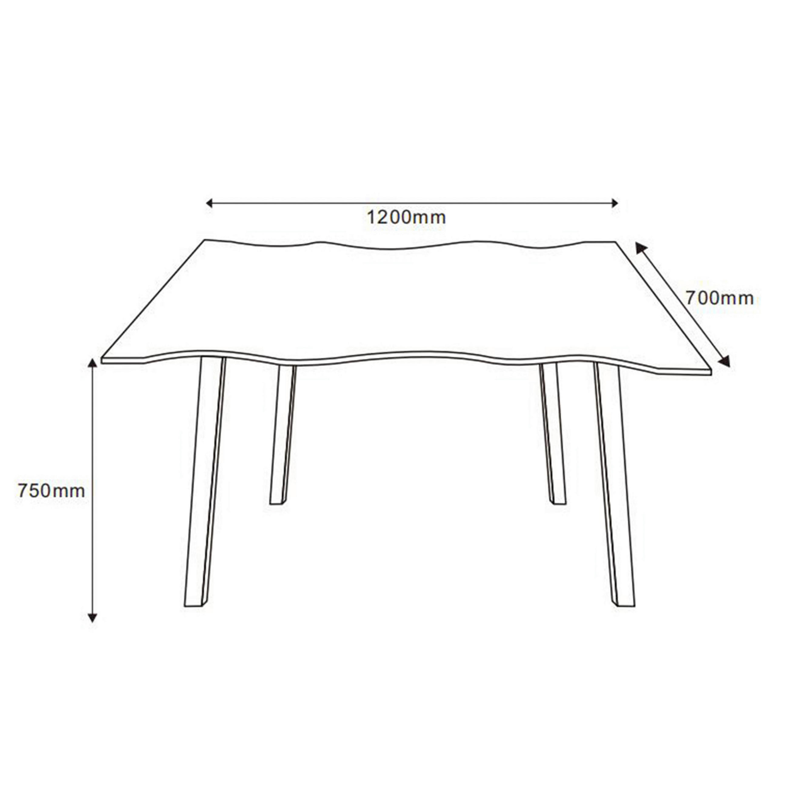 Thumbnail - Eiche Wild Nachbildung B/H/T: ca. 120x74x70 cm