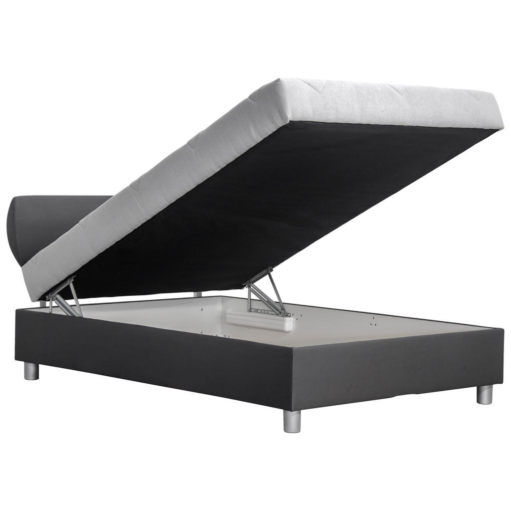 Thumbnail - Polsterbett Aster hellgrau Liegefläche B/L: ca. 140x200 cm