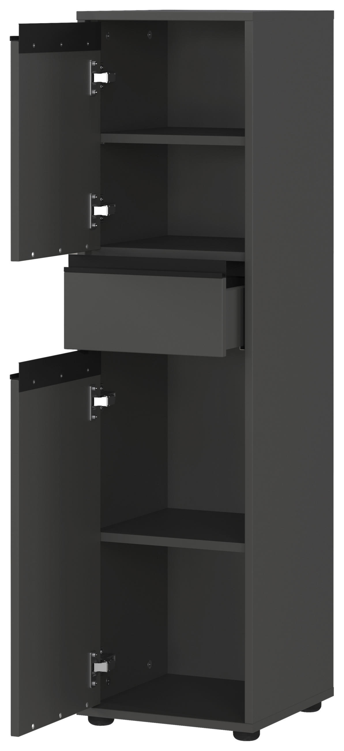 Thumbnail - Schrank 2201-547 Graphit Optik B/H/T: ca. 33x121x34 cm