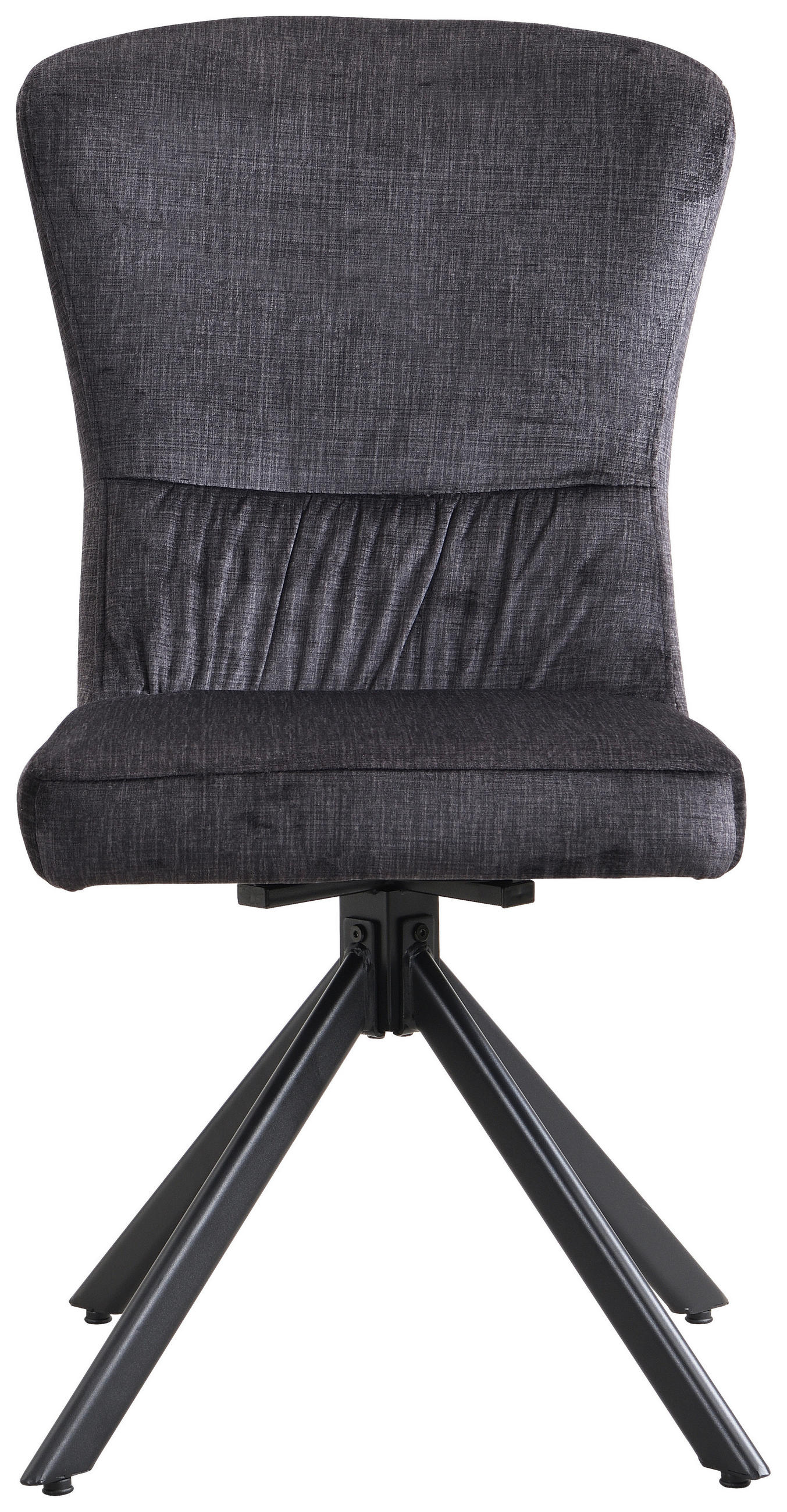 Thumbnail - Drehstuhl Kate anthrazit Samt B/H/T: ca. 51x97x67 cm