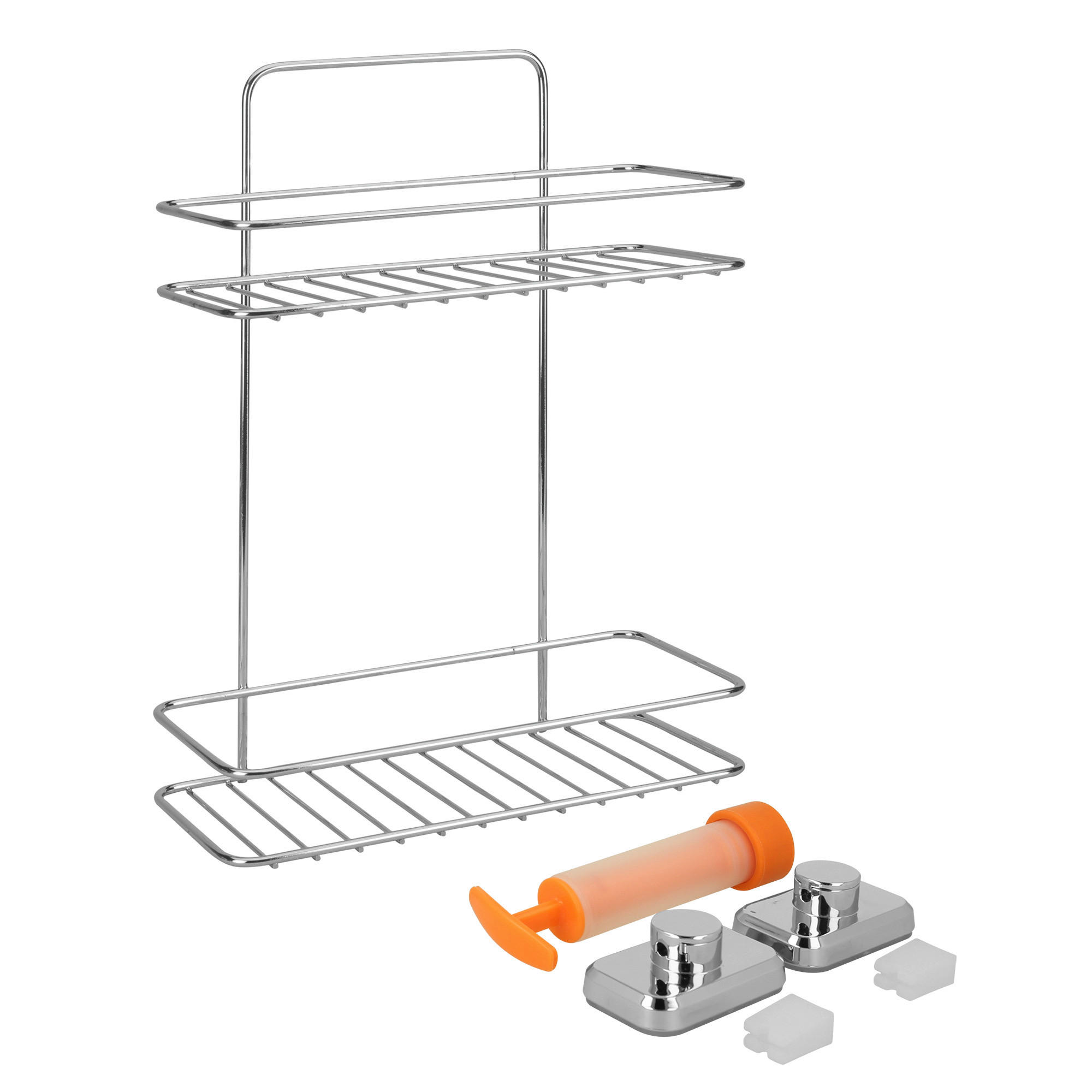 Badregal Chrom Metall