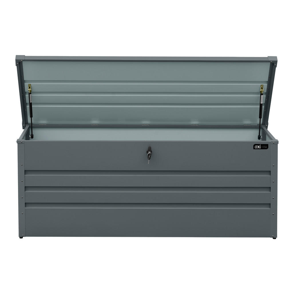 Thumbnail - AXI Outdoor Living Gartenbox Miles anthrazit Metall B/H/L: ca. 70x62x165 cm