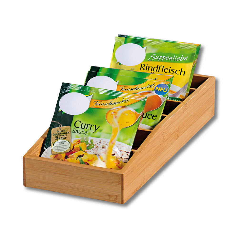 Thumbnail - Kesper Aufbewahrungsbox natur B/H/L: ca. 15x7x35 cm