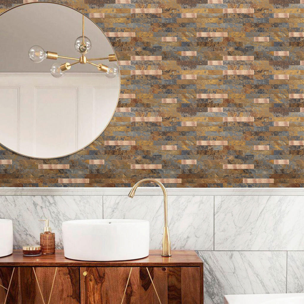 Thumbnail - Wandfliesen bronze B/L: ca. 29,2x29,7 cm