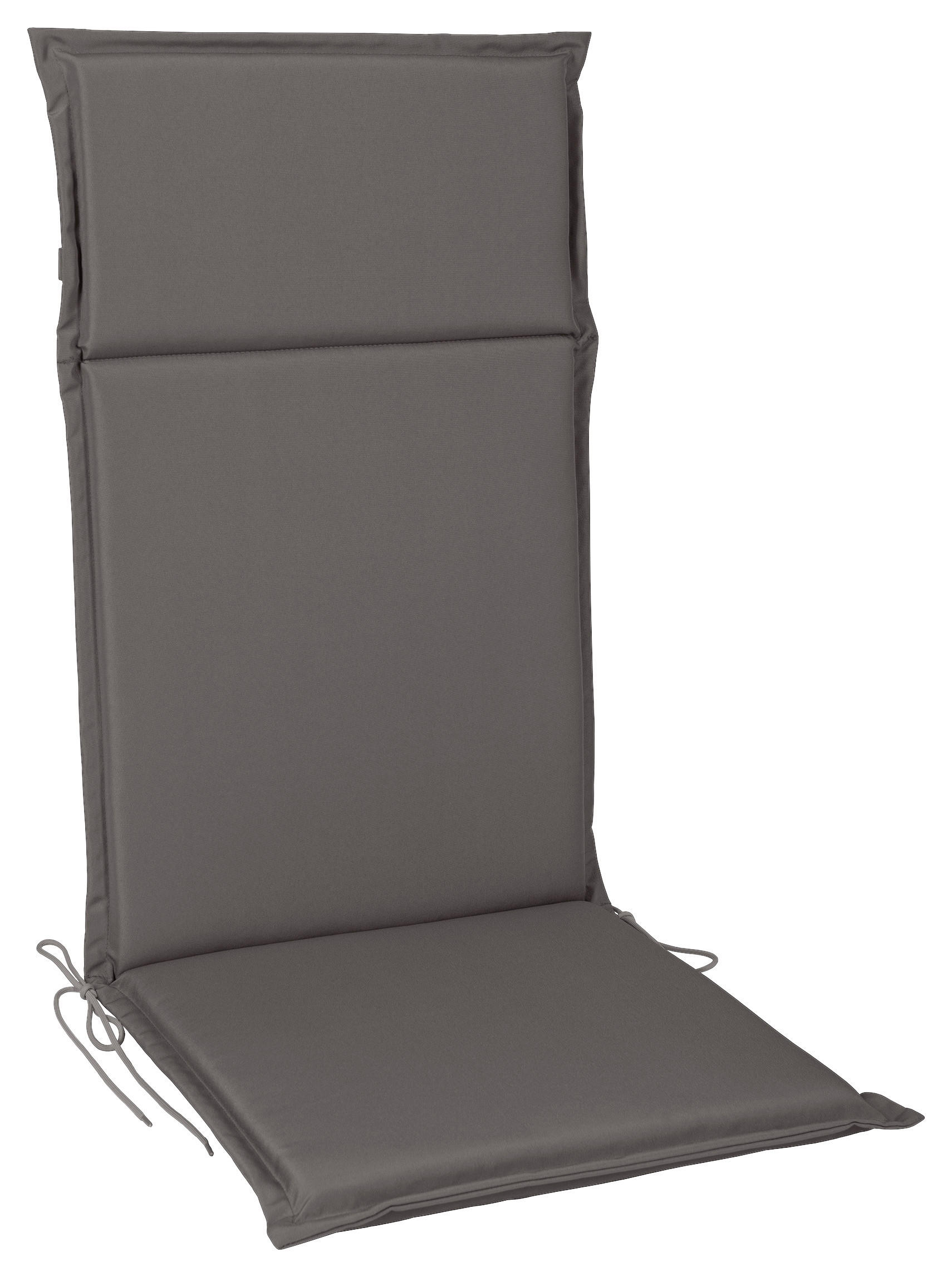 Auflage Lina anthrazit Polyester B/H/L: ca. 47x4,5x121 cm