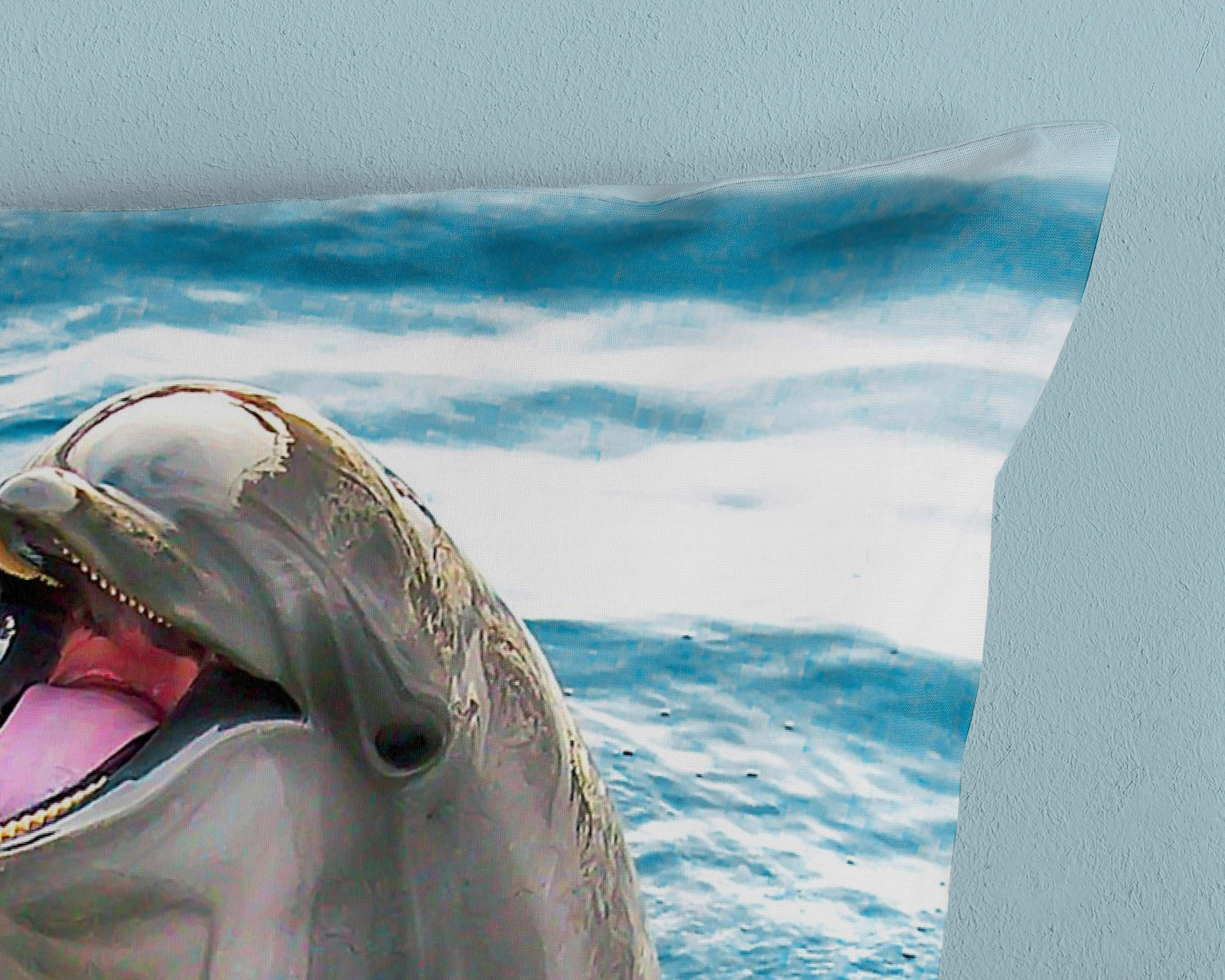 Thumbnail - Baumwoll Bettwäsche Jump blau Baumwolle B/L: ca. 135x200 cm