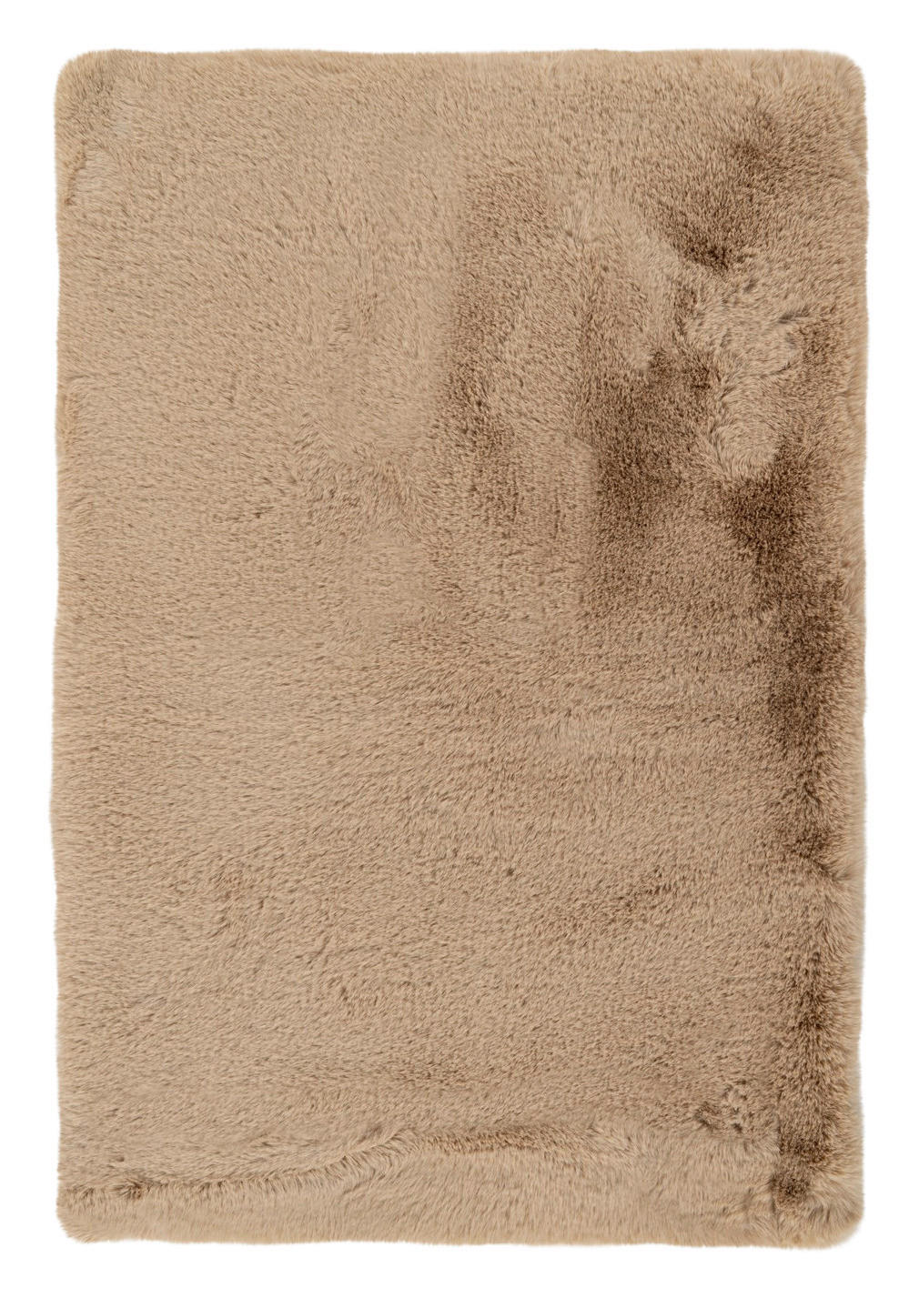 Kayoom Hochflorteppich Badematte Rabbit 425 beige B/H/L: ca. 40x3,5x60 cm