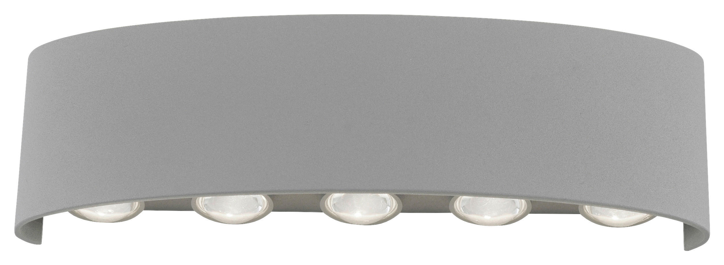 Außenleuchte 9489-21 grau B/H/L: ca. 4,7x8x27 cm