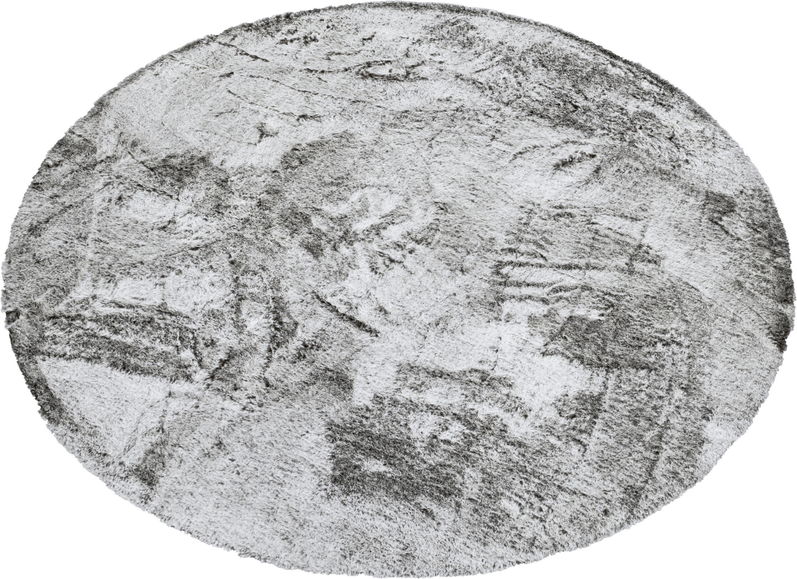 Fellimitat Maya silberweiß D: ca. 120 cm
