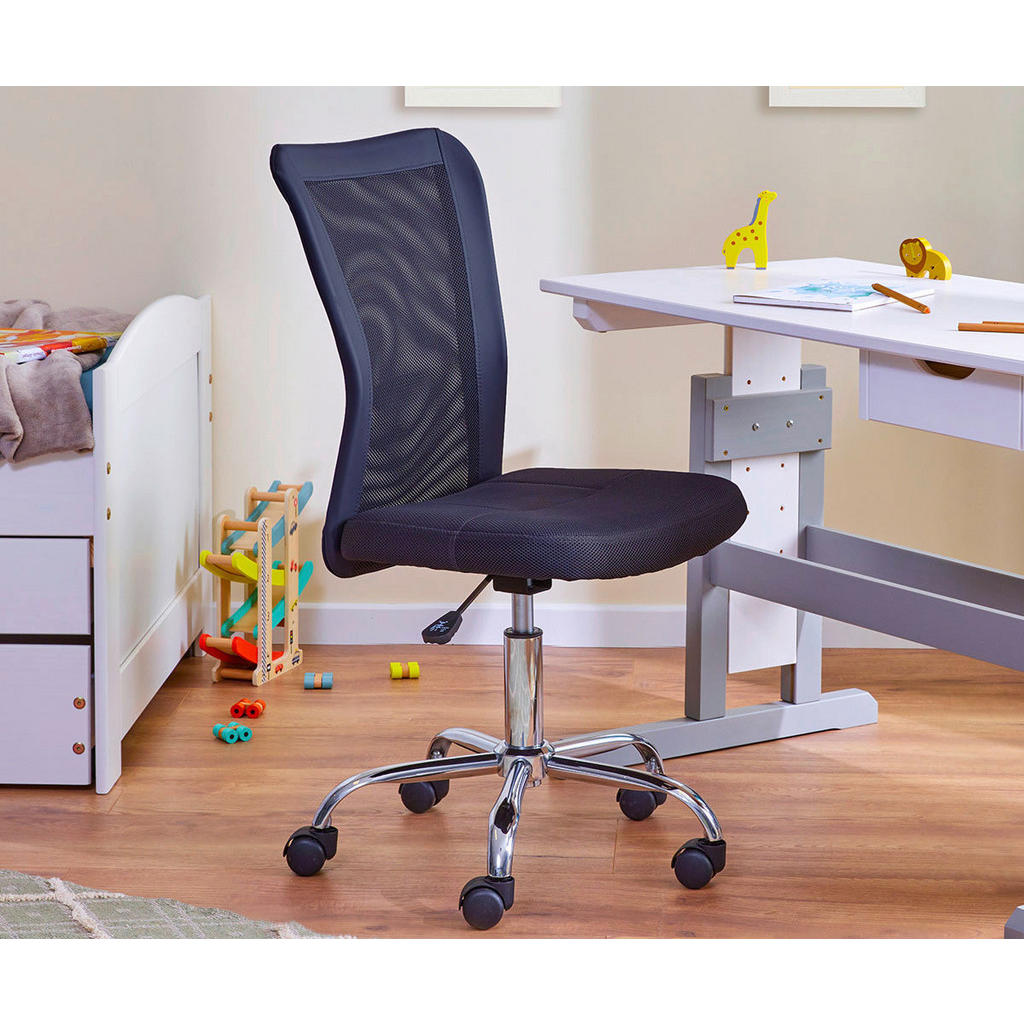 Thumbnail - Kinderstuhl Bonnie black schwarz Textil