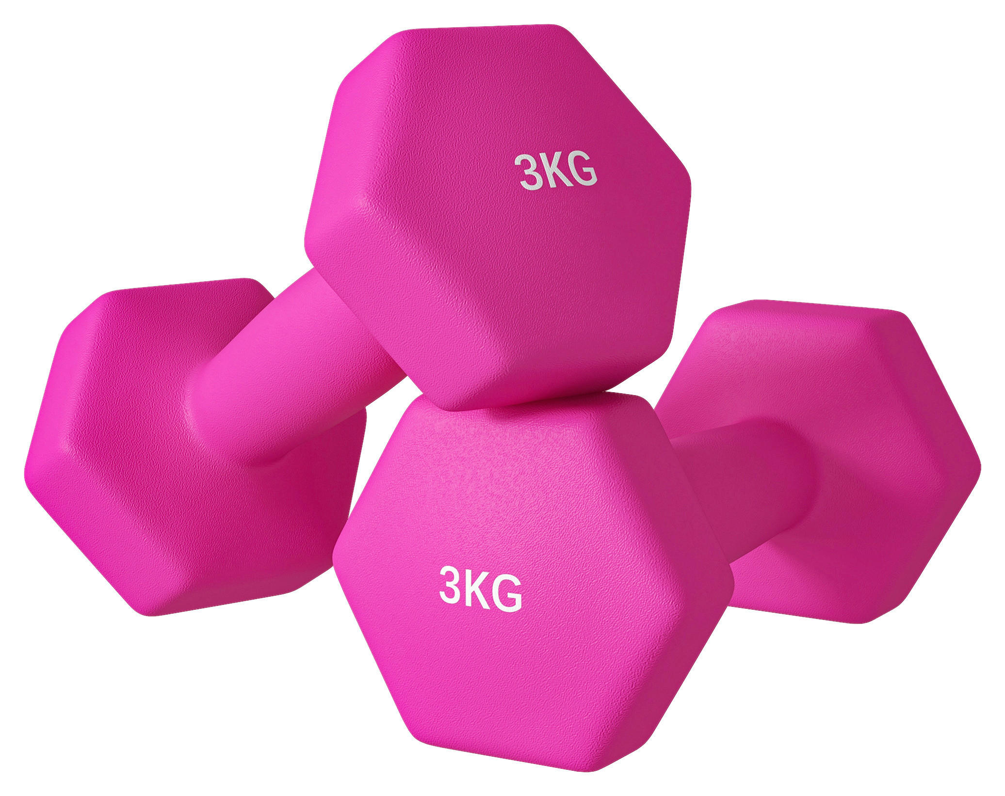 SPORTNOW Kurzhantel rosa Metall B/H/L: ca. 8x8x18 cm