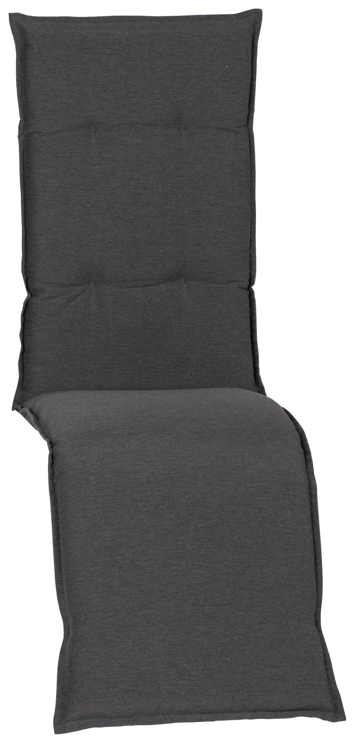 Beo Relaxauflage Tartu dunkelgrau Polyester B/H/L: ca. 46x8x171 cm