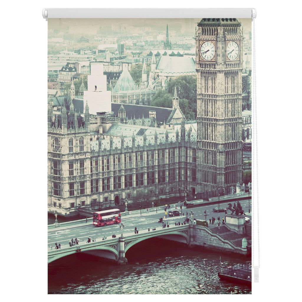 Thumbnail - LICHTBLICK Rollo London grau B/L: ca. 45x150 cm
