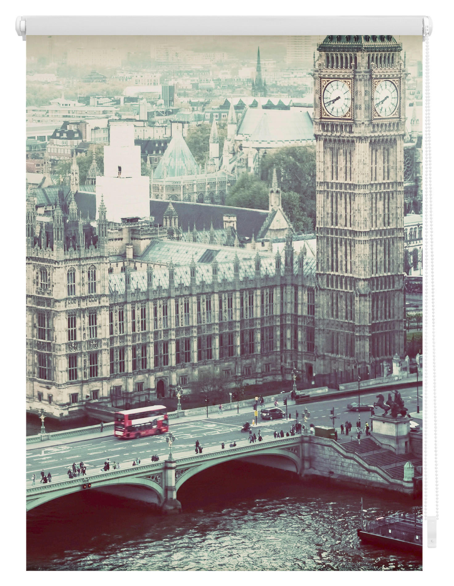 Thumbnail - LICHTBLICK Rollo London grau B/L: ca. 80x150 cm