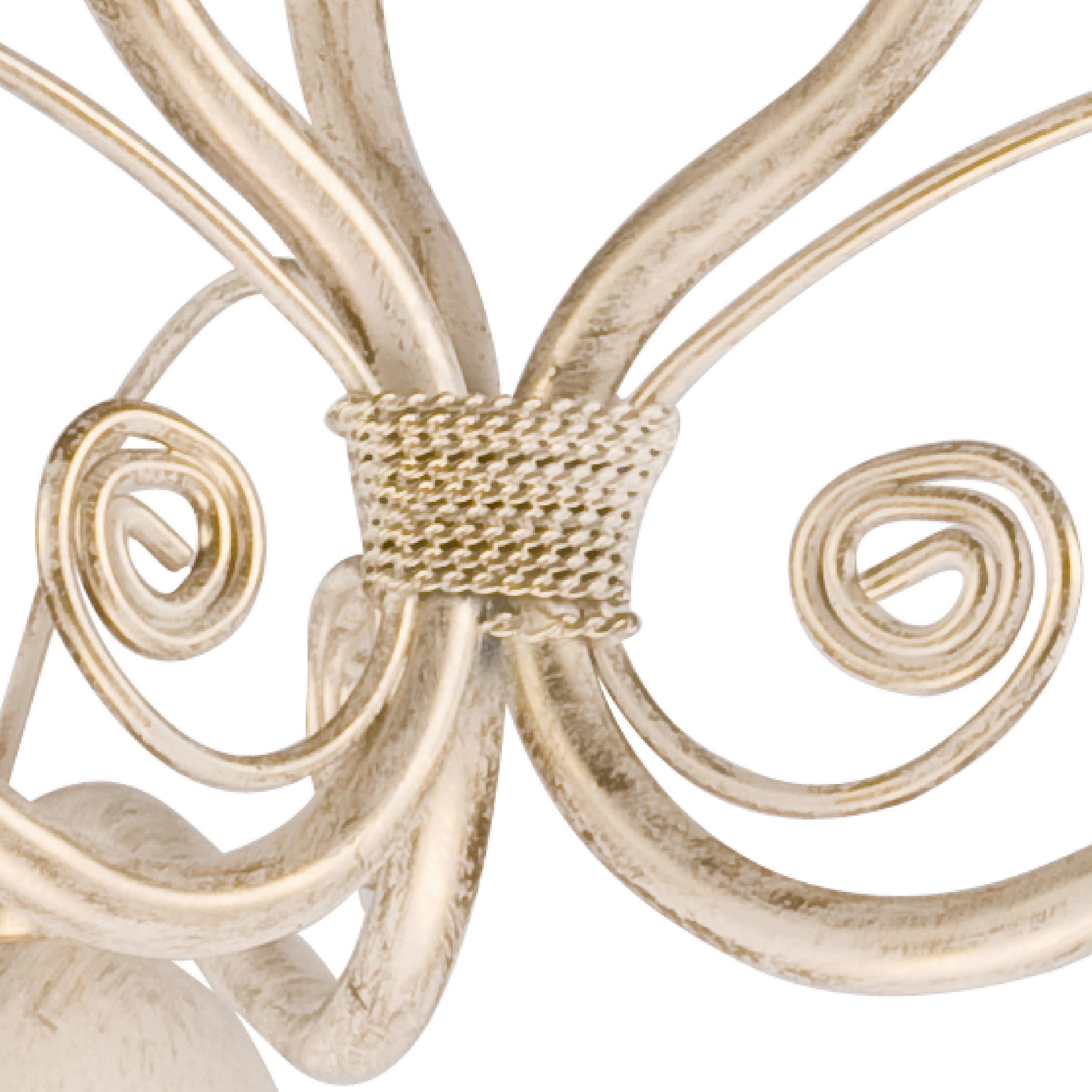 Thumbnail - Lamkur Pendelleuchte RETRO II 19192 weiß Glas Stahl H/L: ca. 73x41 cm E27 3 Brennstellen