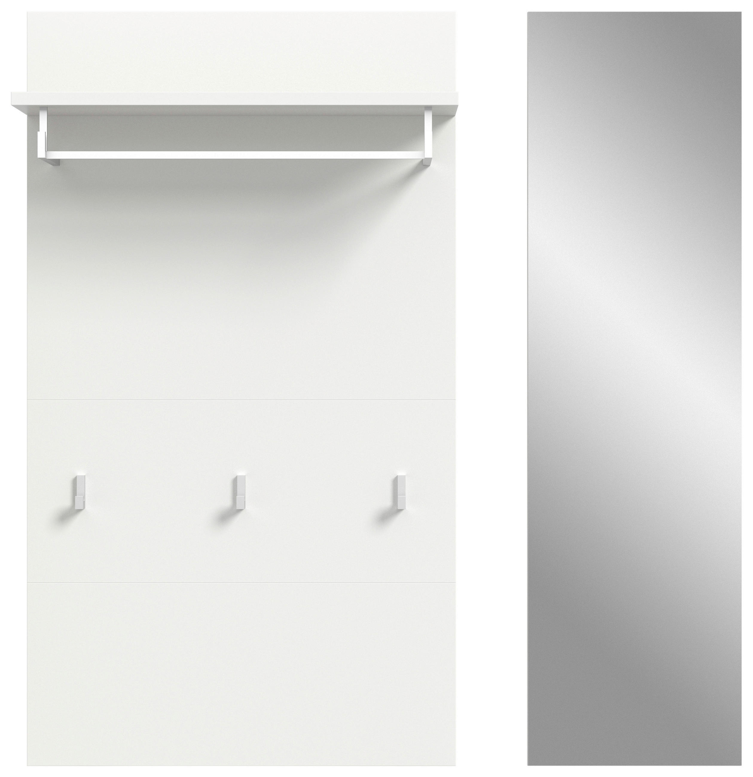 Thumbnail - Garderobenpaneel JAM weiß B/H/T: ca. 90x106x27 cm