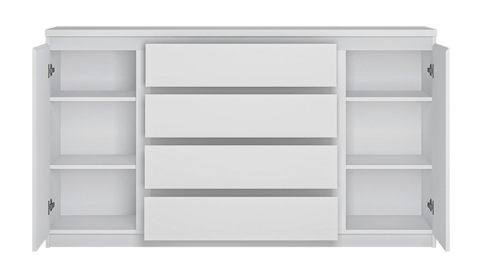 Thumbnail - Sideboard Fribo Alpinweiß Spanplatte B/H/T: ca. 165x93x40 cm