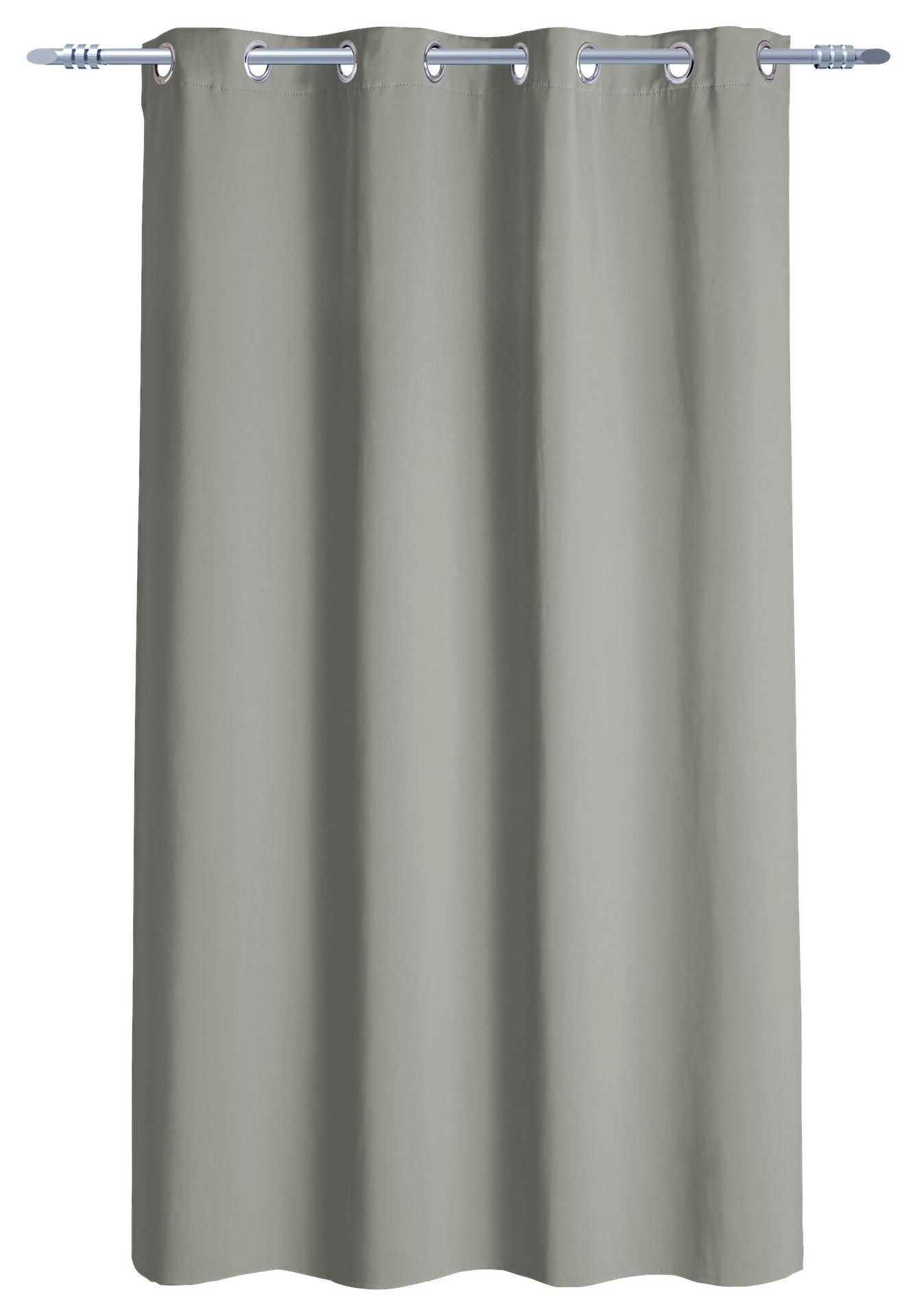 Thumbnail - Ösenvorhang Verona silber B/L: ca. 140x175 cm