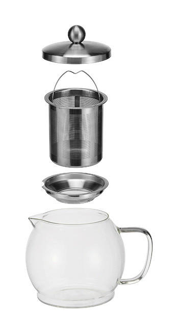 Thumbnail - HI Glas-Teekanne transparent