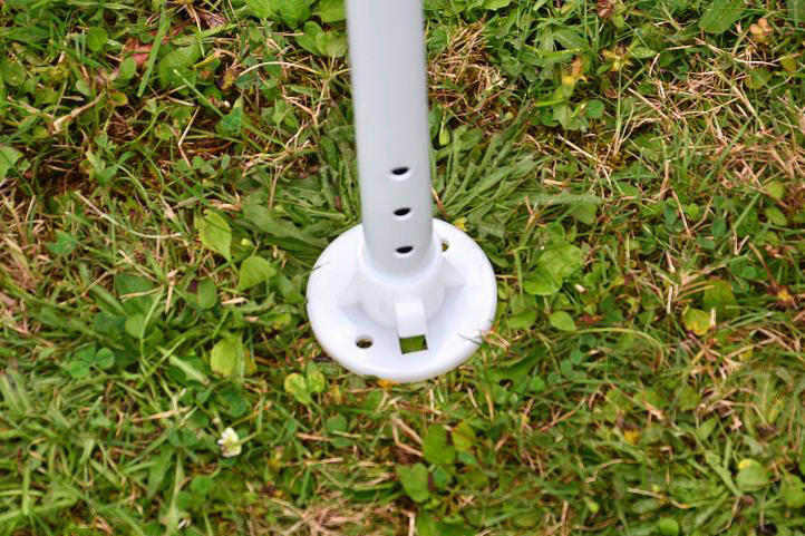 Thumbnail - VCM Pavillon blau Stahlrohr B/H/L: ca. 300x197x300 cm