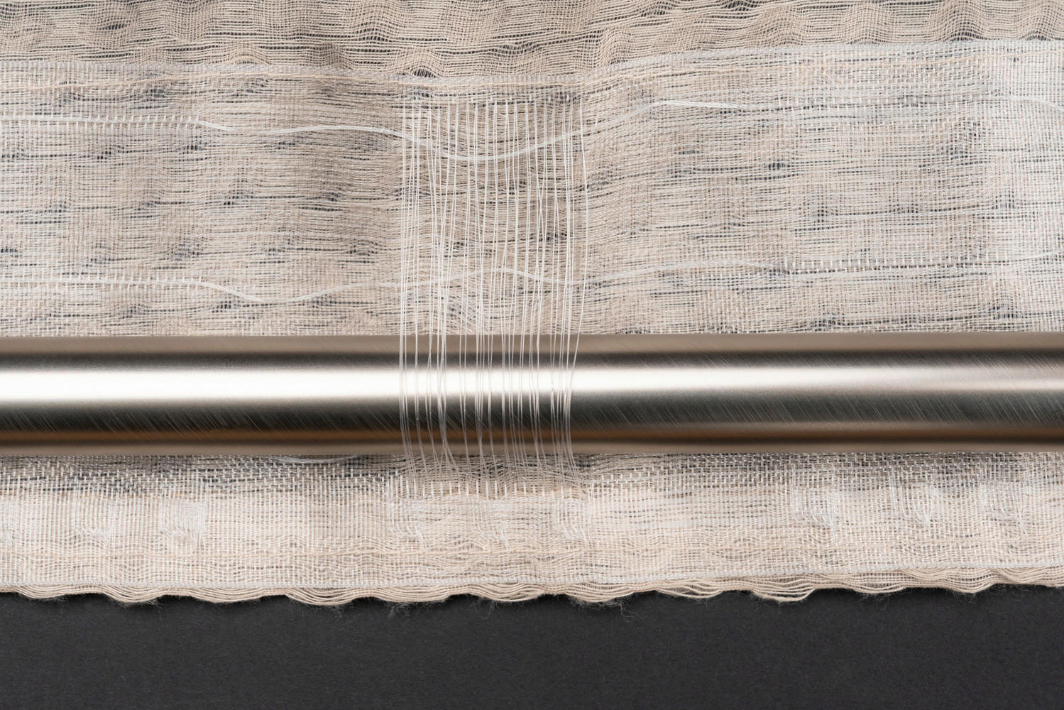 Thumbnail - Kombivorhang 2er Pack Dot sand B/L: ca. 135x245 cm