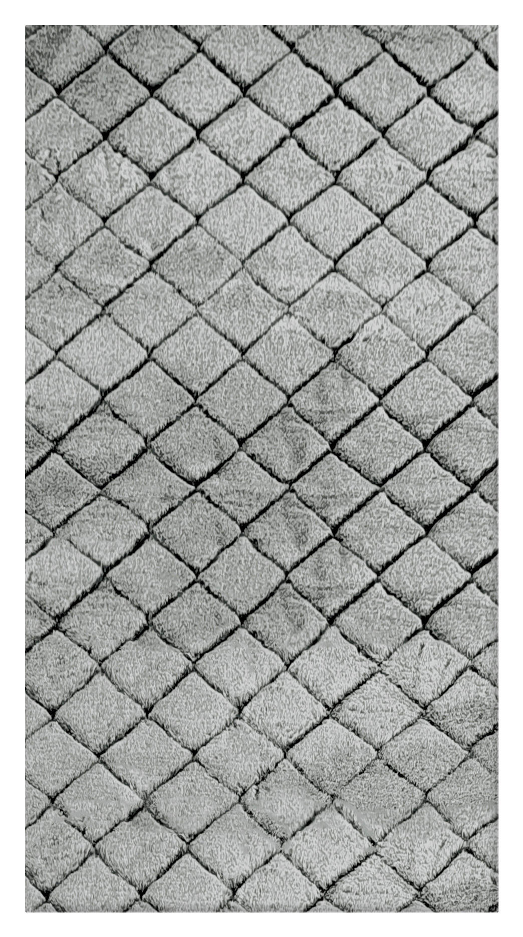 Thumbnail - Teppich Vichy grau B/L: ca. 160x230 cm